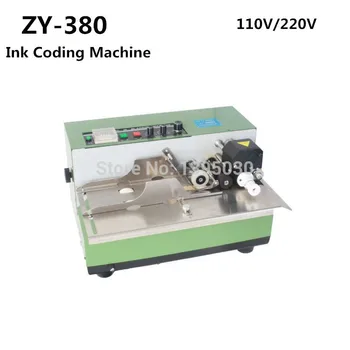 1pcs ZY-380 Avtomatsko Kodiranje stroj plastično vrečko tiskalnik datum tiskalnik črnila kodiranje stroj