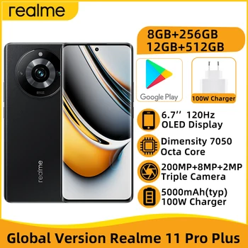 Globalna Različica realme 11 Pro Plus NFC Dimensity 7050 Jedro Octa za 6,7