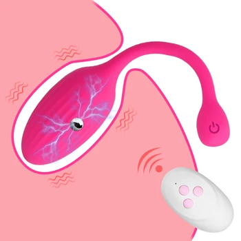 IKOKY 10 Hitrosti Električnega Udara Vibracijsko Jajce Brezžični Daljinski Klitoris Stimulator G Spot Masaža Skok Jajce Sex Igrače Za Ženske