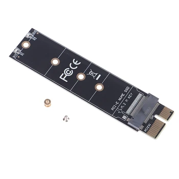 PCIE za M2 Adapter NVMe SSD M2 PCIE X1 Raiser PCI-E PCI Express M Tipka Priključek za Notranji Pogon ssd
