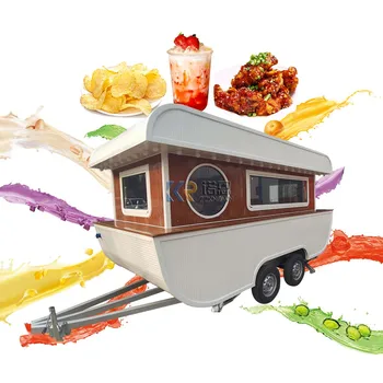 Po meri Sladoled Voziček Tovornjak Ulica Koncesije Hrane Prikolice z Kuhinjska Oprema Mobilni Food Kiosk