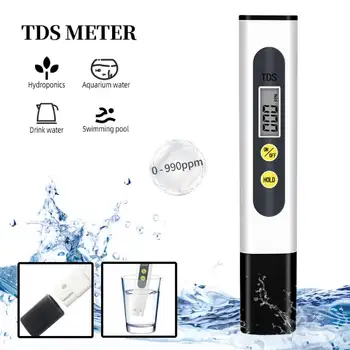 TDS Meter Kakovosti Vode Test Pero Samodejno Umerjanje 0-990ppm Čistosti PPM Digitalni Analiza Vode za Bazene Akvarijih