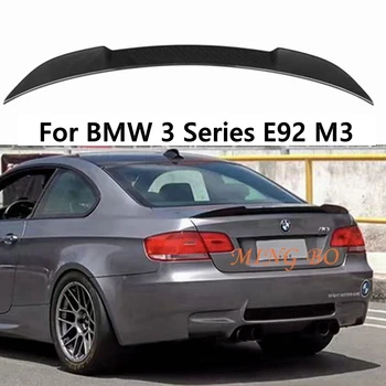 Za BMW Serije 3 E92&E92 M3 Coupe CS Slog Ogljikovih vlaken Zadnji Spojler Trunk krilo 2005-2013 FRP Kovani ogljikovega