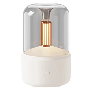 120ML Sveče Žarnice Aromo Difuzor Zraka Vlažilnik Električni Aromaterapija Plamen USB Namizni Dekor Noč Svetlobe