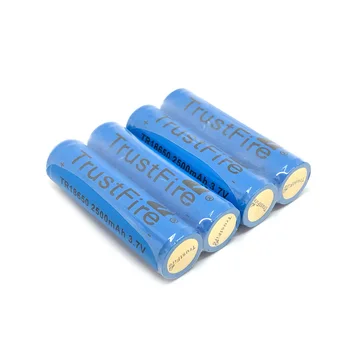 12pcs/veliko TrustFire TR 18650 3,7 V 2500mAh Polnilna Litij-Zaščitena Baterije Celice s PCB Vir Energije Za LED Svetilke