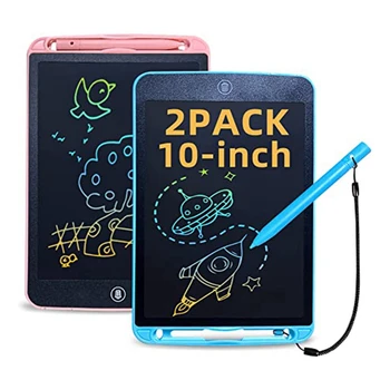 2 Kos ABS Otroci LCD Pisni obliki Tablet 10 Palčni LCD Pisni obliki Tablet Pisane LCD Pisni obliki Tablet Za Izobraževalne Učenje Igrače Darilo