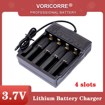 3,7 V 18650 Polnilnik Li-ion baterije USB neodvisni polnjenje prenosnih elektronskih cigaret 18350 16340 14500 baterija polnilnik