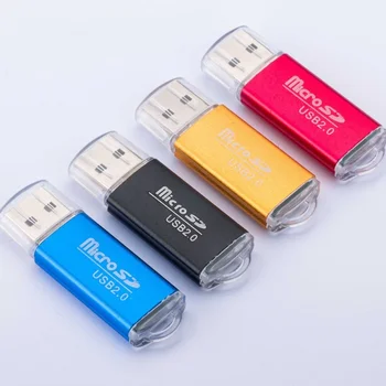 5PCS Mini USB 2.0 Memory Card Reader Visoke Hitrosti Micro SD TF Adapter Plug in Plug Pisano izbiro za Prenosni RAČUNALNIK Tablični računalnik
