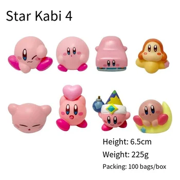8Pcs/Nastavite Novo Kawaii Kirby Igrače Roza Risanka Kirby Prijatelj 2 Anime Igra Ljubka Akcijska Slika Dekor Lutka Božično Darilo Za Otroke