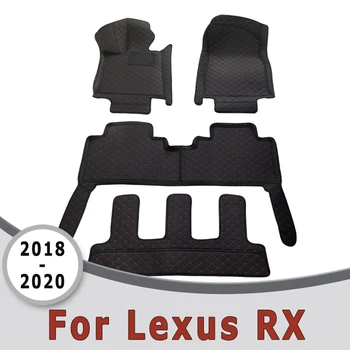 Avto predpražnike Za Lexus RX 2021 2022 2020 2019 2018 2017 2016 (7 sedežev), Preproge Notranja Oprema Preproge avtomobilski Deli Nepremočljiva