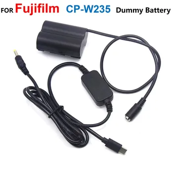 CP-W235 DC Spojnik NP-W235 Ponaredek Baterija+USB C Moči Banke Kabel Adapter Za Fujifilm X-T4 XT4 X H2S GFX50SII GFX100S Camrea