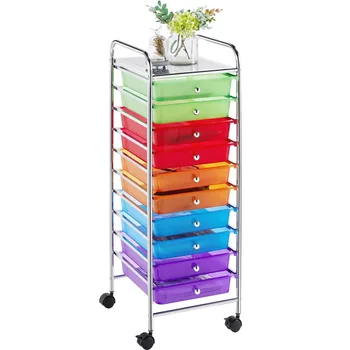 Galono Plastični in Kovinski Predal Skrinje, Multi-color posode za shranjevanje omaro organizator