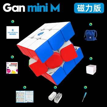 GAN Mini M Pro 3x3x3 Magnetni Čarobna Kocka Uganka Strokovne Izobraževalne Fidget Igrače GAN Mini 3x3 Čarobno Hitrost Kocka Otrok Darilo