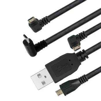 Gor in Dol & Povezav in Desno pod kotom 90 stopnjo USB priključek Mikro USB na USB moški podatkovnega kabla 25 cm 50 cm za Tablični 5 m 1m