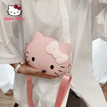 Hello Kitty moda risanka silikonski mobilni telefon vrečko enostavno vodoodporni in odporni na obrabo, eno-ramo otrok messenger bag