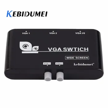 kebidumei Novo 2 V 1 Izhod VGA/SVGA Priročnik Delitev Izbirno Stikalo Preklopnik Polje Za LCD-PC