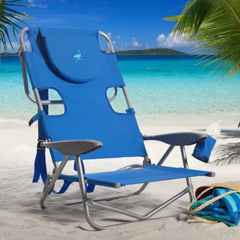 Nahrbtnik Jekla Plaži Stol - Modra Silla Playa Leżak Ogrodowy Składany