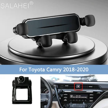 Nastavljiva Teža Avto Nosilec za Telefon, Za Toyota Camry 2018 2019 2020 izstopu Zraka Vesa GPS Stojalo Podporo, dodatno Opremo