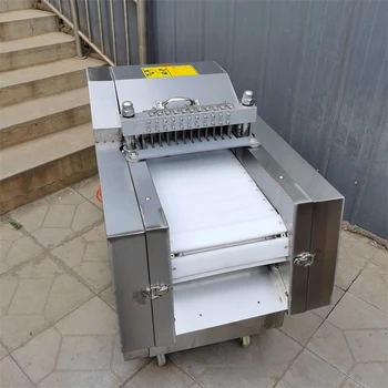 Ovčetina Kocke Mesa Stroj Za Rezanje Zamrznjeno Piščančje Prsi Dicing Pralni Samodejno Zamrznjenega Govejega Mesa Slicer