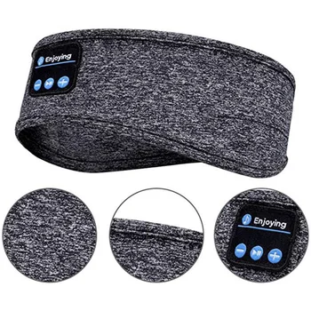Sdatter Bluetooth Spalna Slušalke Športne Glavo Tanka, Mehka, Elastična Udobno Brezžični Glasbeni Slušalke Oči Masko za Strani S