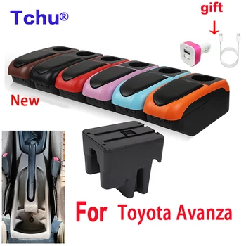 Za Toyota Avanza Armrest Polje Za Toyota Avanza sredinski Konzoli Spremembe Pribor Držalo Velik Prostor USB